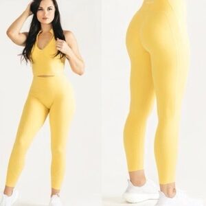 Alphalete Yellow Leggings
